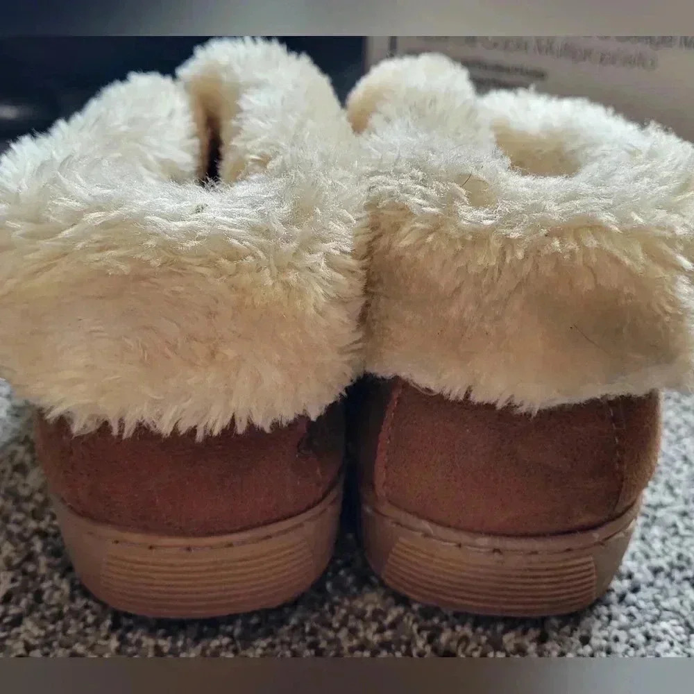 Apres by Lamo genuine Merino wool Booties slip resistant mens size 7 Or Women 5 - Picture 5 of 13